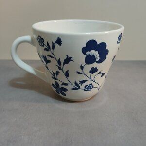 IKEA Torg Blue & White Nordic Floral Pattern Mug-14 oz